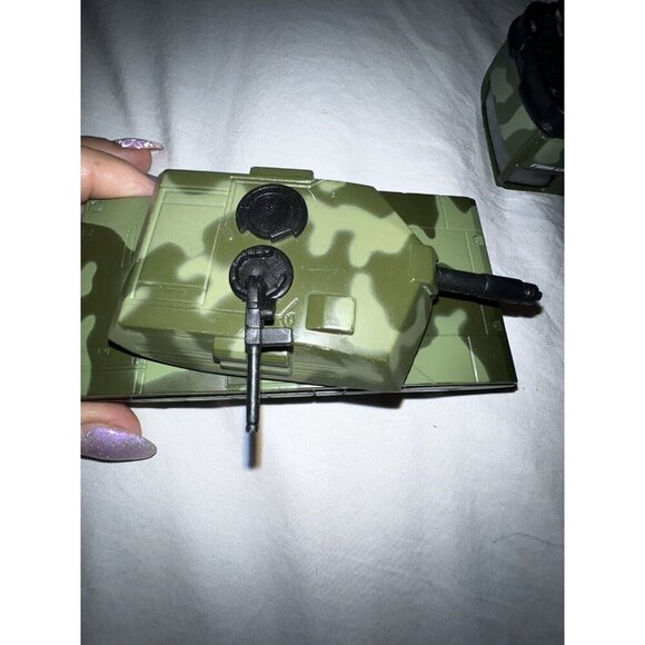 Vintage Mighty Wheels US Army Hummer Humvee Jeep Tank truck 3pc Diecast Soma - Picture 8 of 10